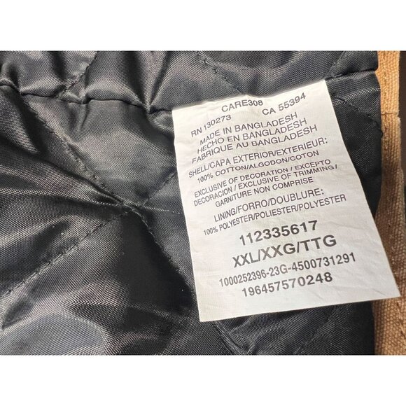 Wrangler Men's XXL  Mixed Canvas Chore Jacket in Chipmunk Beige - Picture 12 of 13